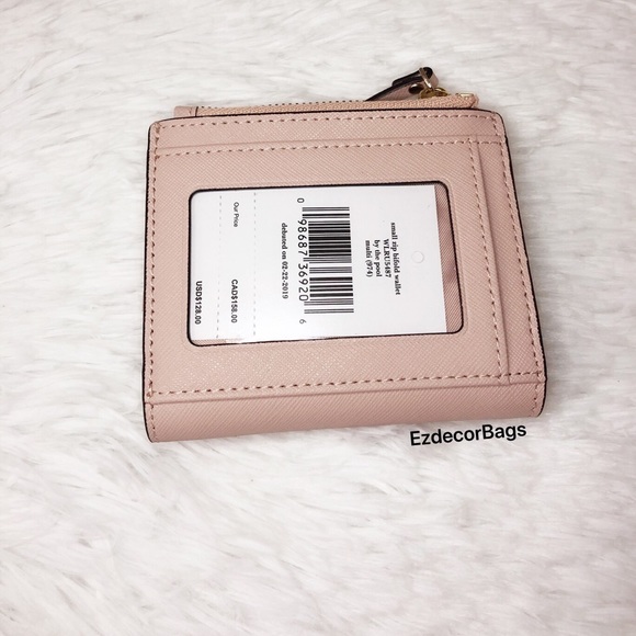 NWT Kate Spade Flamingo Small Zip Bifold Wallet - Picture 2 of 8